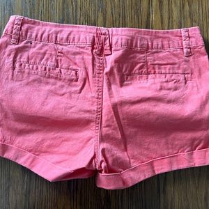 Aeropostale shorts -salmon color. NWOT size 10